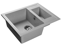 Granfest Мойка кухонная Quadro GF-Q610K Серый – фотография-2